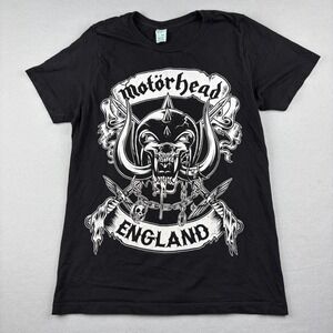 Motörhead England Warpig Graphic Band T-Shirt Black Men's Medium